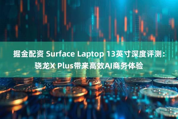 掘金配资 Surface Laptop 13英寸深度评测：骁龙X Plus带来高效AI商务体验