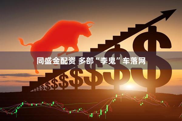 同盛金配资 多部“李鬼”车落网